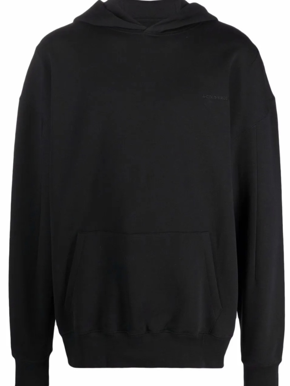 A-Cold- Wall* Logo Patch Pullover Hoodie Men's Size Large Black Embroidered (F)